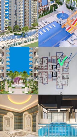 Квартира в Alanya Yekta Blue 5 - Прямая продажа за 100,000 USD