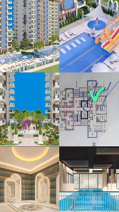 Квартира в Alanya Yekta Blue 5 - Прямая продажа за 100,000 USD