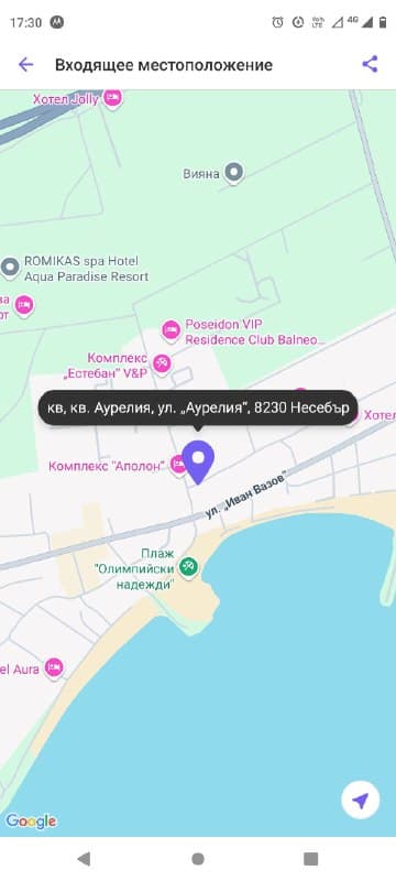 Сдам апартаменты у моря: 1000 евро в июне, 700 евро в сентябре